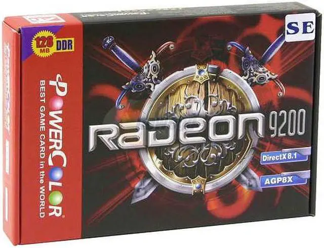 Alt view image 5 of 5 - PowerColor Radeon 9200SE 128MB DDR AGP 4X/8X Graphics Card R92L-SC3