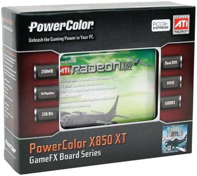 Alt view image 6 of 6 - PowerColor Radeon X850XT 256MB GDDR3 PCI Express x16 Graphics Card R48-TVD3