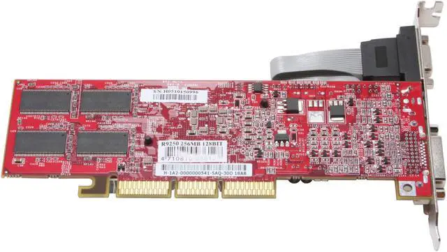 Alt view image 3 of 5 - PowerColor Radeon 9250 256MB DDR AGP 4X/8X Graphics Card R9250 256MB 128 BIT
