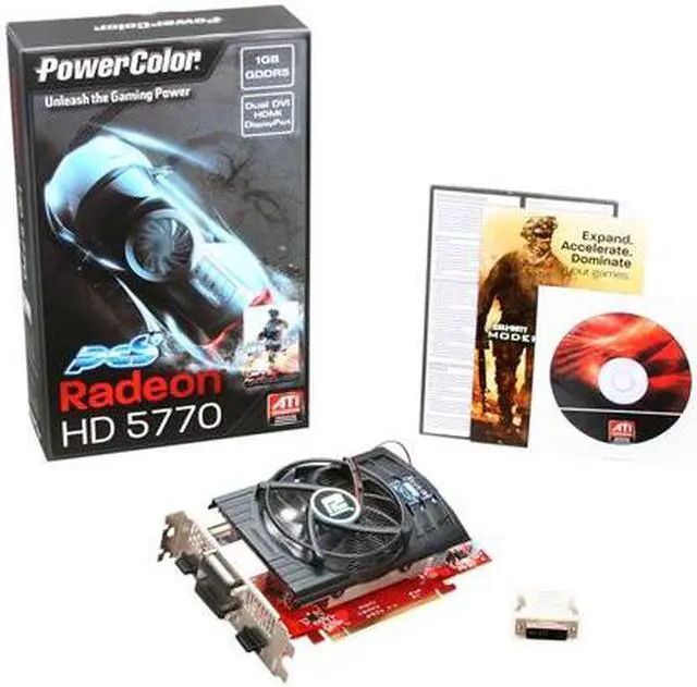 Alt view image 6 of 6 - POWERCOLOR PCS+ AX5770 1GBD5-PPG Radeon HD 5770 1GB 128-bit GDDR5 PCI Express 2.1 x16 CrossFireX Support Video Card