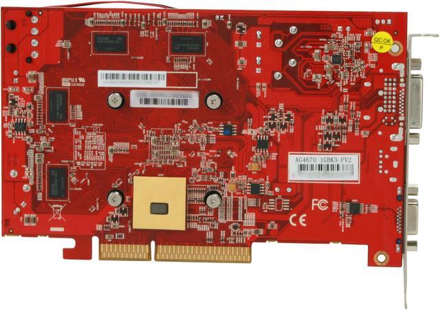 Alt view image 4 of 5 - PowerColor PCS Series Radeon HD 4670 1GB DDR3 AGP 8X Graphics Card AG4670 1GBK3-PV2