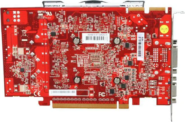 Alt view image 4 of 5 - PowerColor Radeon HD 5670 (Redwood) 512MB GDDR5 PCI Express 2.1 x16 CrossFireX Support Graphics Card AX5670 512MD5-H