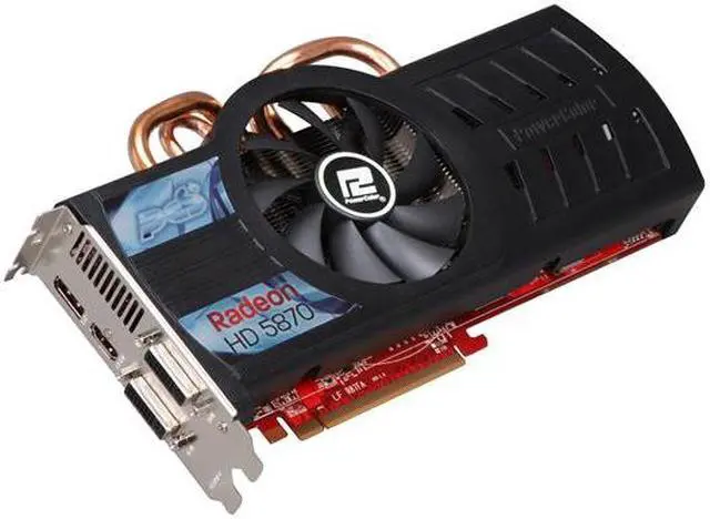 Main image of PowerColor Radeon HD 5870 1GB GDDR5 PCI Express 2.1 x16 CrossFireX Support Graphics Card AX5870 1GBD5-PPDHG
