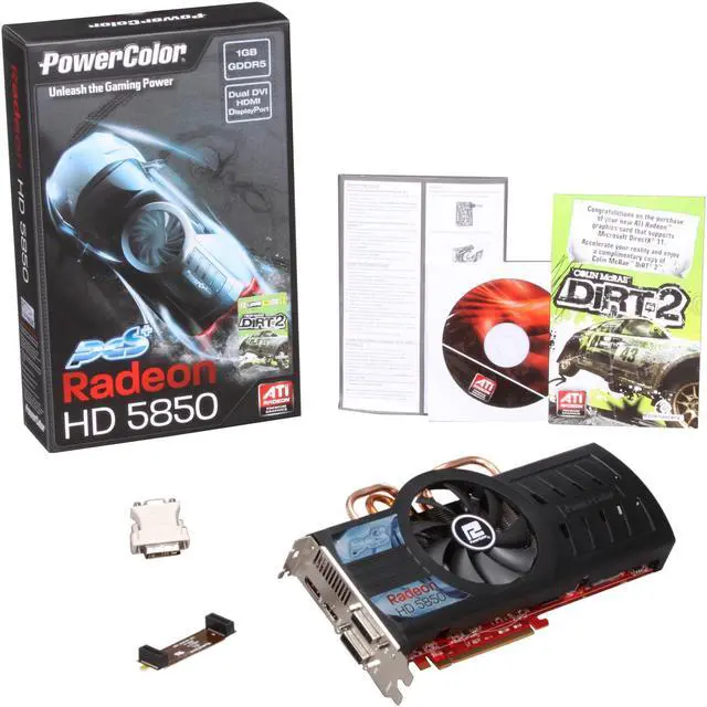 Alt view image 6 of 6 - PowerColor Radeon HD 5850 1GB GDDR5 PCI Express 2.1 x16 CrossFireX Support Graphics Card AX5850 1GBD5-PPDHG