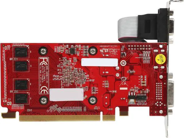 Alt view image 4 of 4 - PowerColor Go! Green Radeon HD 5450 1GB DDR3 PCI Express 2.1 CrossFireX Support Low Profile Graphics Card AX5450 1GBK3-SHEV4