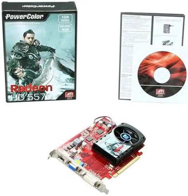 Alt view image 5 of 5 - PowerColor Radeon HD 5570 1GB DDR3 PCI Express 2.1 x16 Graphics Card AX5570 1GBD3-H