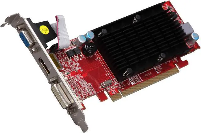 Main image of PowerColor Go! Green Radeon HD 5450 512MB DDR2 PCI Express 2.1 x16 CrossFireX Support Graphics Card AX5450 512MD2-SD