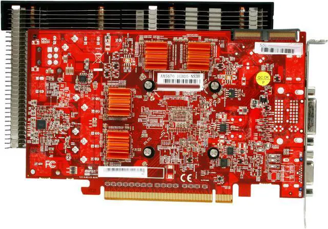 Alt view image 4 of 5 - PowerColor Go! Green Radeon HD 5670 (Redwood) 1GB GDDR5 PCI Express 2.1 x16 CrossFireX Support Graphics Card AX5670 1GBD5-NS3H