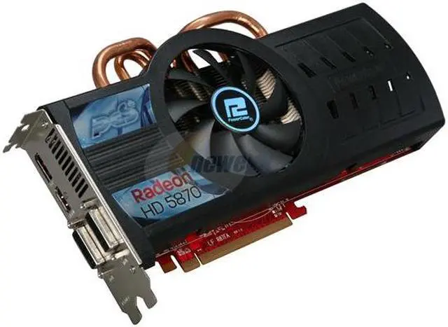 Main image of PowerColor PCS+ Radeon HD 5870 (Cypress XT) 1GB GDDR5 PCI Express 2.1 x16 CrossFireX Support Graphics Card AX5870 1GBD5-PPDHG2
