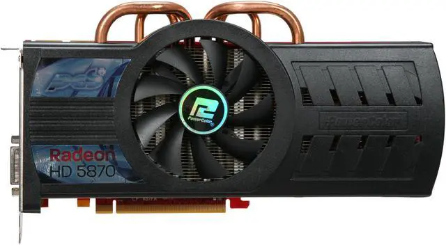 Alt view image 3 of 6 - PowerColor PCS+ Radeon HD 5870 (Cypress XT) 1GB GDDR5 PCI Express 2.1 x16 CrossFireX Support Graphics Card AX5870 1GBD5-PPDHG2