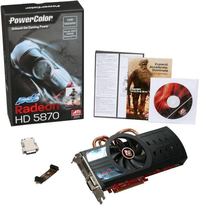 Alt view image 6 of 6 - PowerColor PCS+ Radeon HD 5870 (Cypress XT) 1GB GDDR5 PCI Express 2.1 x16 CrossFireX Support Graphics Card AX5870 1GBD5-PPDHG2