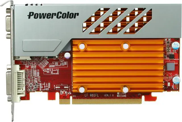 Alt view image 3 of 5 - PowerColor Go! Green Radeon HD 5450 256MB GDDR5 PCI Express 2.1 x16 Graphics Card AX5450 256MD5-SH