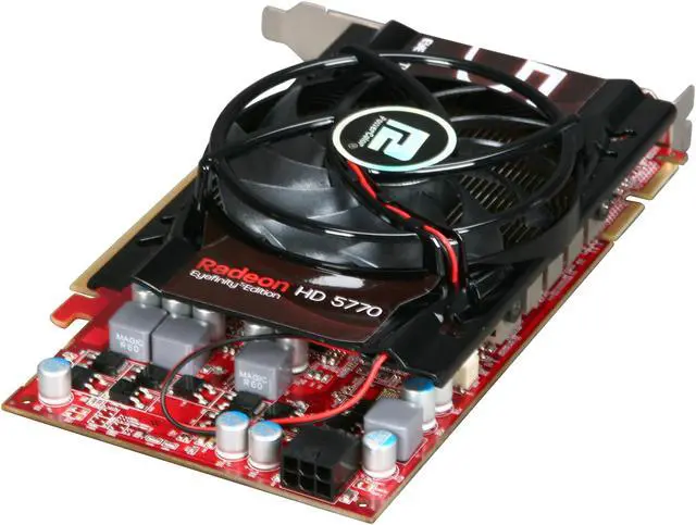 Alt view image 5 of 6 - PowerColor Radeon HD 5770 1GB GDDR5 PCI Express 2.1 x16 CrossFireX Support Graphics Card AX5770 1GBD5-5D