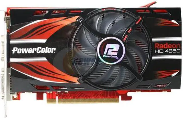 Alt view image 3 of 6 - PowerColor AX4850 512MD3-HV3 Radeon HD 4850 V3 512MB 256-bit GDDR3 PCI Express 2.0 x16 HDCP Ready CrossFireX Support Video Card