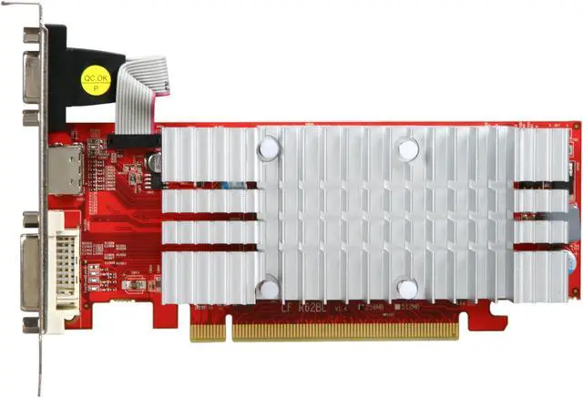 Alt view image 3 of 4 - PowerColor Radeon HD 3450 256MB DDR2 PCI Express 2.0 x16 Low Profile Graphics Card AX3450 256MD2-HV2