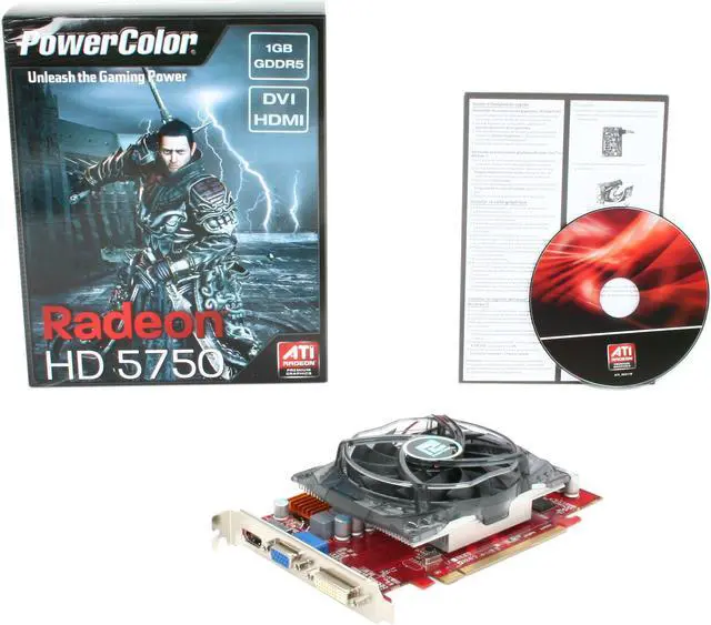Alt view image 6 of 6 - PowerColor AX5750 1GBD5-HV2 Radeon HD 5750 1GB 128-bit GDDR5 PCI Express 2.1 x16 HDCP Ready Video Card