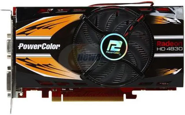 Alt view image 3 of 6 - PowerColor Radeon HD 4830 512MB GDDR3 PCI Express 2.0 x16 CrossFireX Support Graphics Card AX4830 512MD3