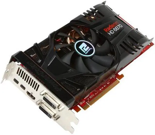 Main image of PowerColor PCS+ AX6870 1GBD5-PP2DHGJ Radeon HD 6870 Power Jack Bundle 1GB 256-bit GDDR5 PCI Express 2.1 x16 HDCP Ready CrossFireX Support Video Card with Eyefinity