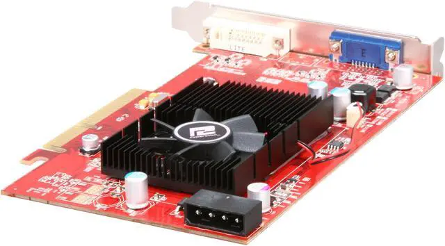 Alt view image 5 of 6 - PowerColor Radeon HD 3450 512MB DDR2 AGP 8X Graphics Card AG3450 512MD2-V2