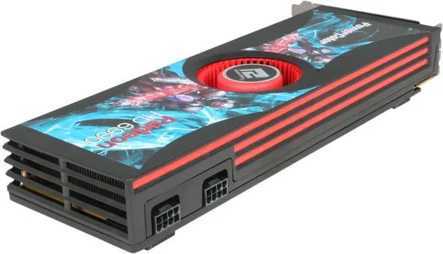 Alt view image 5 of 6 - PowerColor Radeon HD 6990 4GB GDDR5 PCI Express 2.1 x16 CrossFireX Support Graphics Card AX6990 4GBD5-M4D
