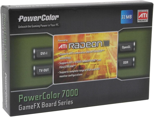 Powercolor Rv6p 32mb PowerColor Radeon 7000 Graphics Card RV6DE-NA3 - Newegg.com