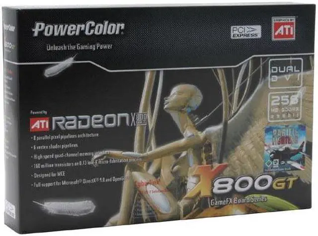 Alt view image 6 of 6 - PowerColor Radeon X800GT 256MB GDDR3 PCI Express x16 Graphics Card R43CA-GD3D