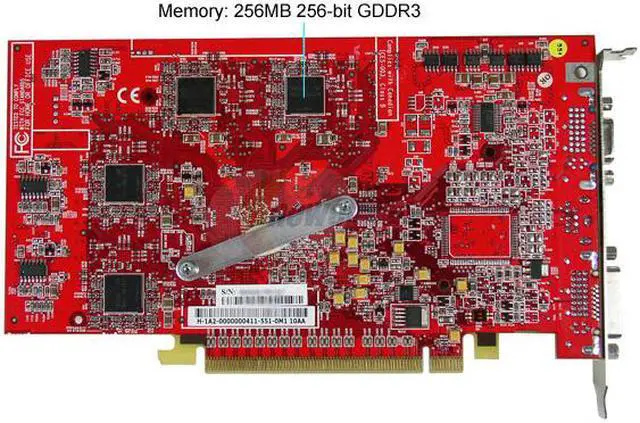 Alt view image 4 of 6 - PowerColor Radeon X800GT 256MB GDDR3 PCI Express x16 Graphics Card R43CA-GD3D