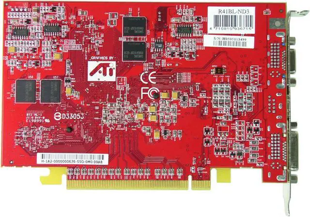 Alt view image 3 of 5 - PowerColor Radeon X700 256MB GDDR2 PCI Express x16 Graphics Card R41BL-ND3