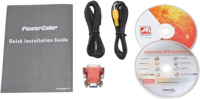 Alt view image 4 of 5 - POWERCOLOR X1600XT Radeon X1600XT 256MB 128-bit GDDR3 PCI Express x16 Video Card