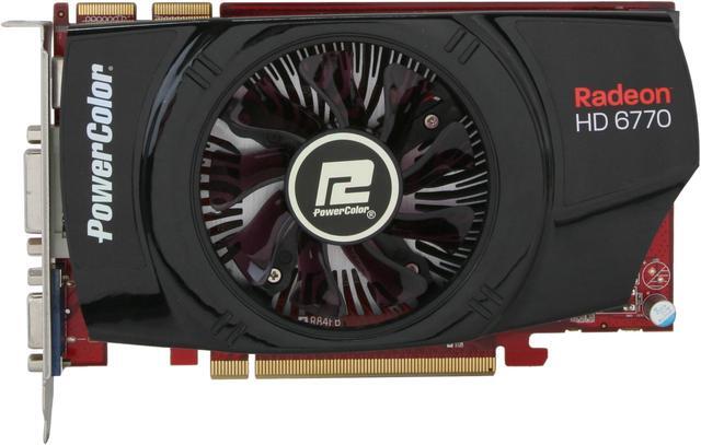 Alt view image 3 of 6 - PowerColor Radeon HD 6770 1GB GDDR5 PCI Express 2.1 x16 Graphics Card AX6770 1GBD5-H