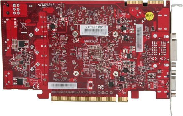 Alt view image 4 of 6 - PowerColor Radeon HD 6770 1GB GDDR5 PCI Express 2.1 x16 Graphics Card AX6770 1GBD5-H