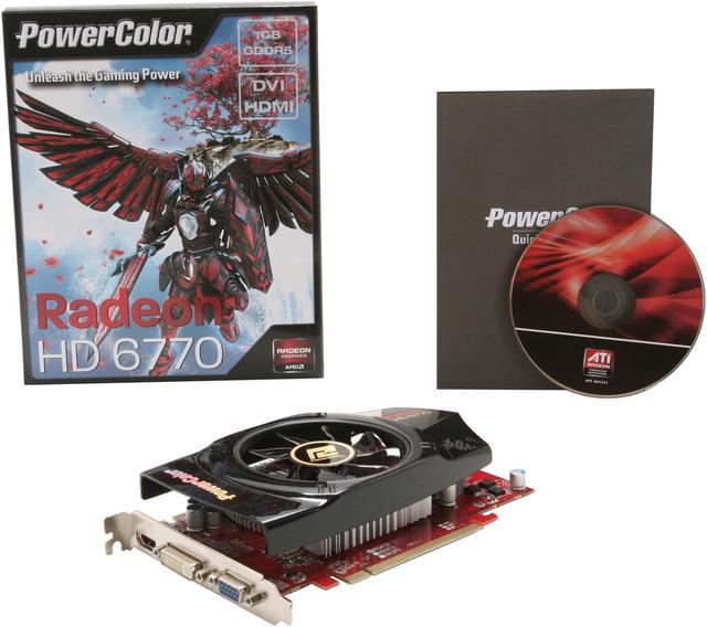 Alt view image 6 of 6 - PowerColor Radeon HD 6770 1GB GDDR5 PCI Express 2.1 x16 Graphics Card AX6770 1GBD5-H