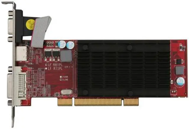 Alt view image 3 of 5 - PowerColor Go! Green Radeon HD 5450 512MB DDR2 PCI Low Profile Ready Graphics Card AP5450 512MD2-SH