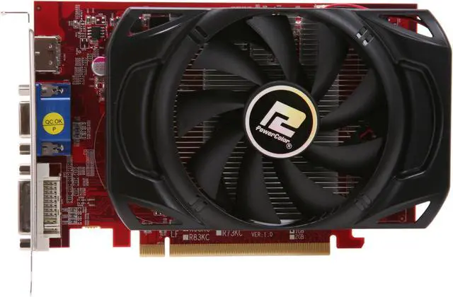 Alt view image 3 of 5 - PowerColor Radeon HD 6670 1GB DDR3 PCI Express 2.1 x16 Graphics Card AX6670 1GBK3-H