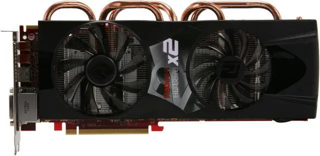 Alt view image 3 of 6 - PowerColor Radeon HD 6870 x2 2GB GDDR5 PCI Express 2.1 x16 CrossFireX Support Graphics Card AX6870X2 2GBD5-2DHG