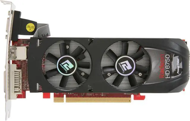 Alt view image 3 of 6 - PowerColor AX6750 1GBD5-LHG Radeon HD 6750 (Dirt3 Edition) 1GB 128-bit GDDR5 PCI Express 2.1 x16 HDCP Ready Video Card