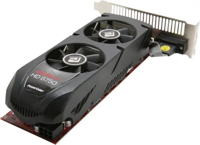Alt view image 5 of 6 - PowerColor AX6750 1GBD5-LHG Radeon HD 6750 (Dirt3 Edition) 1GB 128-bit GDDR5 PCI Express 2.1 x16 HDCP Ready Video Card