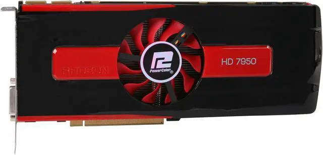 Alt view image 3 of 6 - PowerColor Radeon HD 7950 3GB GDDR5 PCI Express 3.0 x16 CrossFireX Support Graphics Card AX7950 3GBD5-2DH