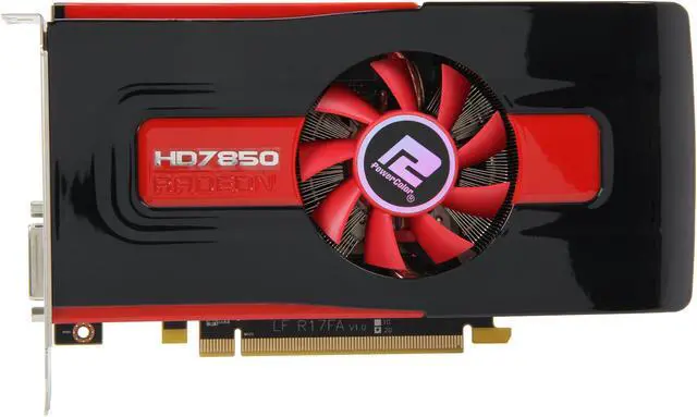 Alt view image 3 of 6 - PowerColor Radeon HD 7850 2GB GDDR5 PCI Express 3.0 x16 CrossFireX Support Graphics Card AX7850 2GBD5-2DH