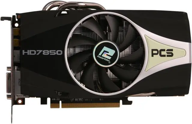 Alt view image 3 of 6 - PowerColor PCS+ Radeon HD 7850 2GB GDDR5 PCI Express 3.0 x16 CrossFireX Support Graphics Card AX7850 2GBD5-2DHPP