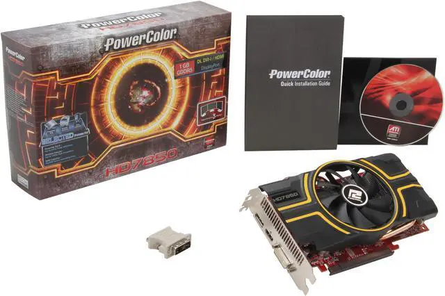 Alt view image 6 of 6 - PowerColor Radeon HD 7850 1GB GDDR5 PCI Express 3.0 x16 CrossFireX Support Graphics Card AX7850 1GBD5-DH