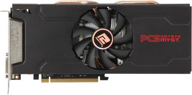 Alt view image 3 of 6 - PowerColor PCS+ Radeon HD 7870 MYST. Edition (Tahiti LE) 2GB GDDR5 PCI Express 3.0 x16 CrossFireX Support Graphics Card AX7870 2GBD5-2DHPPV3E