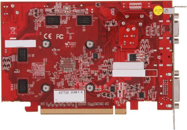 Alt view image 4 of 5 - PowerColor Radeon HD 7750 2GB DDR3 PCI Express 3.0 x16 CrossFireX Support Graphics Card AX7750 2GBK3-H