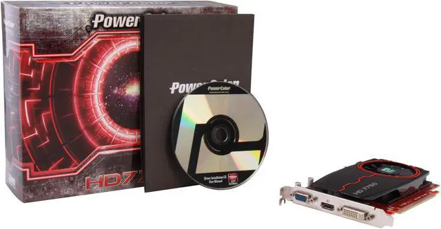 Alt view image 5 of 5 - PowerColor Radeon HD 7750 2GB DDR3 PCI Express 3.0 x16 CrossFireX Support Graphics Card AX7750 2GBK3-H