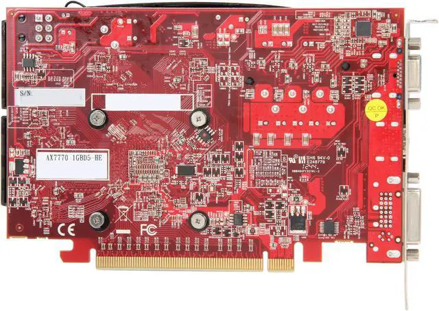 Alt view image 4 of 6 - PowerColor Radeon HD 7770 1GB GDDR5 CrossFireX Support Graphics Card AX7770 1GBD5-HE