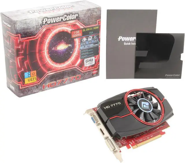 Alt view image 6 of 6 - PowerColor Radeon HD 7770 1GB GDDR5 CrossFireX Support Graphics Card AX7770 1GBD5-HE