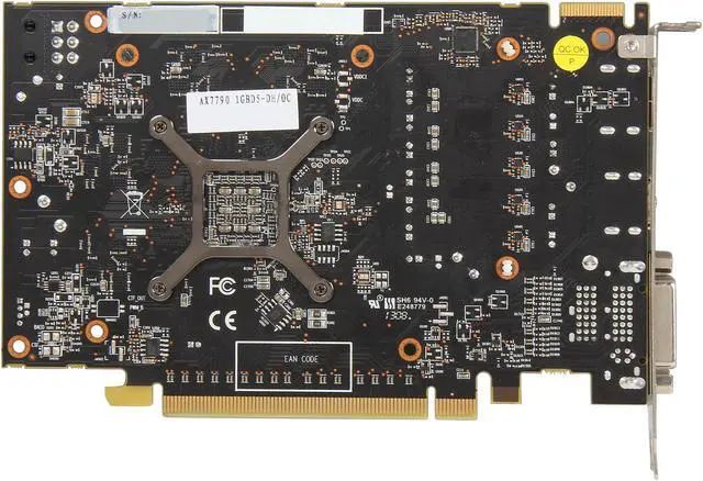 Alt view image 4 of 5 - PowerColor Radeon HD 7790 1GB GDDR5 PCI Express 3.0 CrossFireX Support Graphics Card AX7790 1GBD5-DH/OC