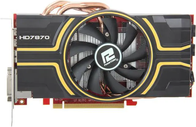Alt view image 3 of 6 - PowerColor Radeon HD 7870 GHz Edition 2GB GDDR5 PCI Express 3.0 x16 CrossFireX Support Graphics Card AX7870 2GBD5-2DHV2
