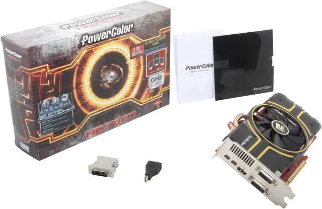 Alt view image 6 of 6 - PowerColor Radeon HD 7870 GHz Edition 2GB GDDR5 PCI Express 3.0 x16 CrossFireX Support Graphics Card AX7870 2GBD5-2DHV2