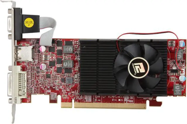 Alt view image 3 of 6 - PowerColor Radeon HD 7750 1GB GDDR5 PCI Express 3.0 CrossFireX Support Low Profile Ready Graphics Card AX7750 1GBD5-HLEV2